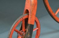 Wooden high wheel, discovered in France  – after a year 1874