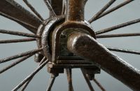 Early high wheel, black smith production, probably France - around 1873