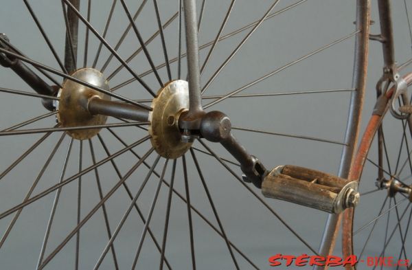 High wheel with suspension, France - around 1876