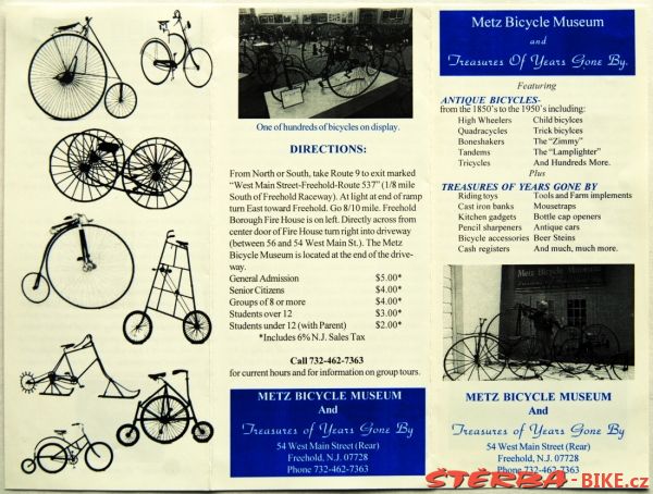 Metz Bicycle Museum,  Freehold - USA