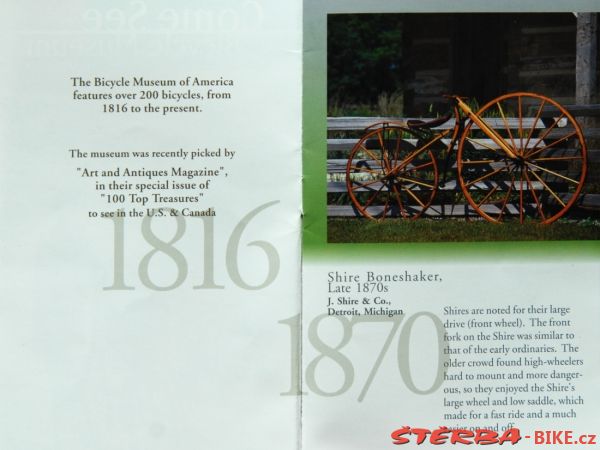 35/C. The Bicycle Museum of America - USA