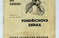 Vondřichova sbírka – první katalog