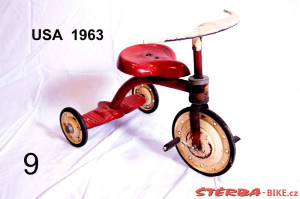 Collection of children bikes