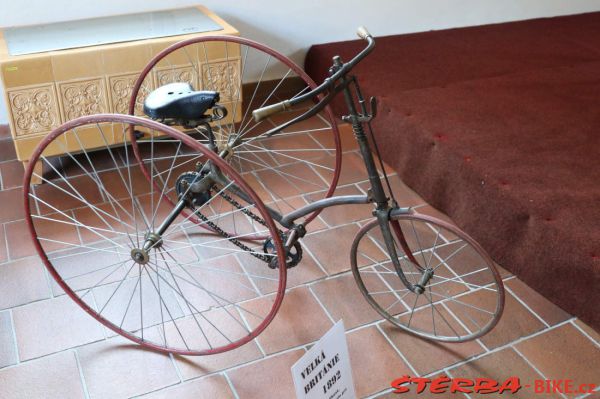 Collection of children bikes