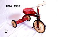 Collection of children bikes