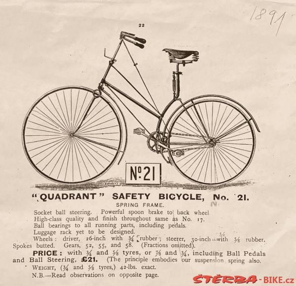 Quadrant - suspension safety No.21 - 1891