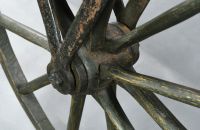 Velocipéde - serpentine wooden frame, c. 1868