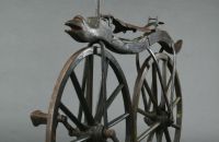 Velocipéde - serpentine wooden frame, c. 1868