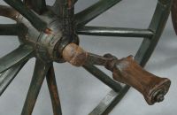Velocipéde - serpentine wooden frame, c. 1868