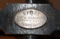 A. Favre velocipede VII.