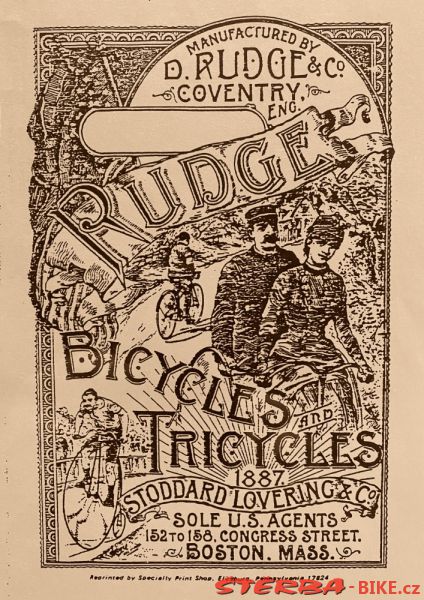 Vysoké kolo RUDGE & Co., Limited No.2 – 54“ c.1887