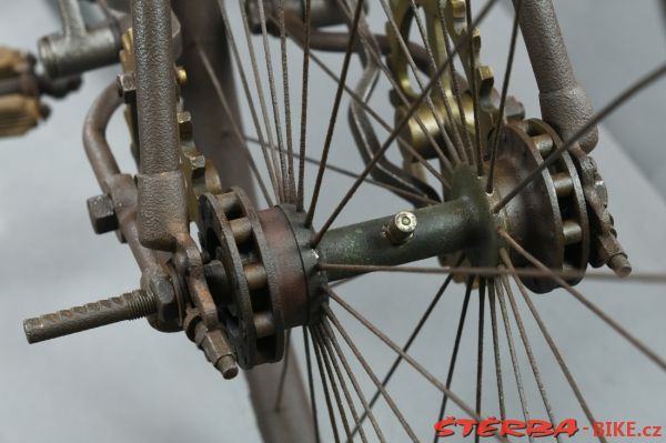 Chainless Hard Tire Safety - (prototype) c.1890