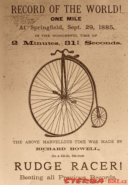 Vysoké kolo RUDGE & Co., Limited No.2 – 54“ c.1887
