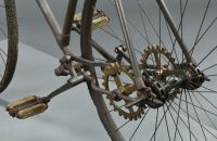 Chainless Hard Tire Safety - (prototype) c.1890