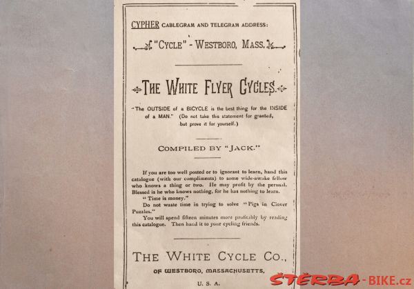 The White Cycle Company catalogue 1889