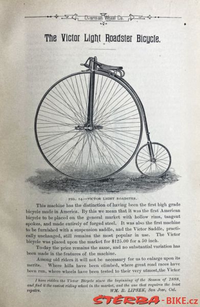 Victor catalogue 1886/1889
