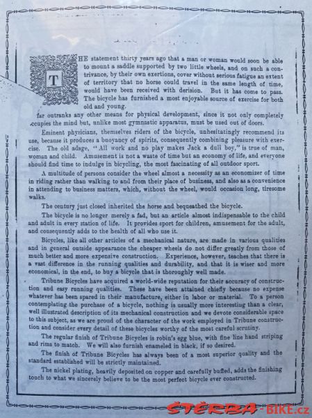 Tribune catalogue 1901