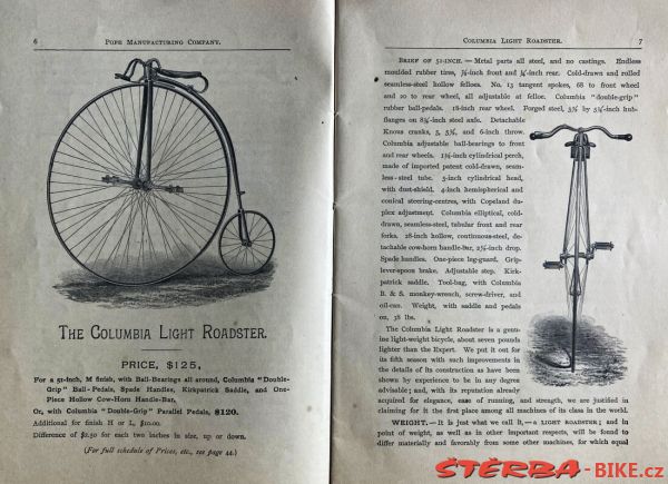 Columbia catalogue 1888