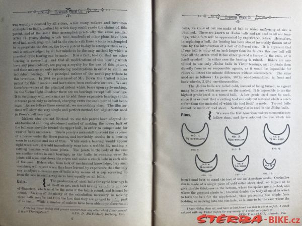 Victor catalogue 1886/1889
