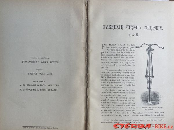 Victor catalogue 1886/1889