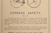 Roadster safety - suspension prototype Humber & Co., England 1888/89