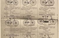Roadster safety - suspension prototype Humber & Co., England 1888/89