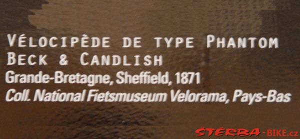 The exhibition "The velocipede - a modern object"