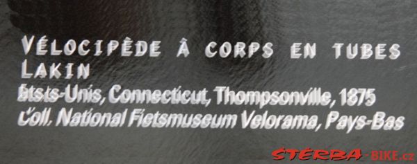 The exhibition "The velocipede - a modern object"