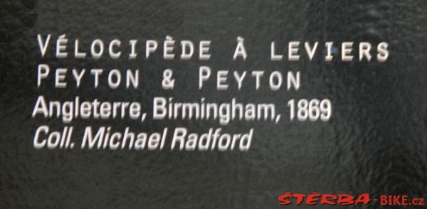 The exhibition "The velocipede - a modern object"