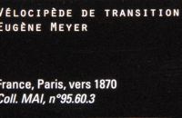 The exhibition "The velocipede - a modern object"
