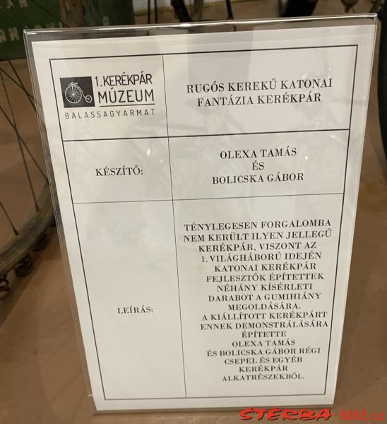 324/A - 1.Kérékpar muzeum