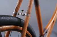 Lady's bicycle with wooden frame, unknown factory, c.1910