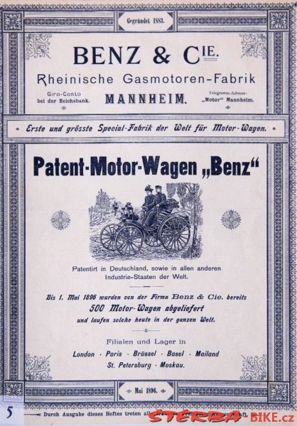 46/C - Karl Benz - 125 výročí, Německo