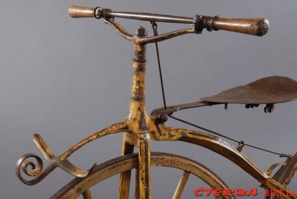 A.Michaux velocipéd, Paříž, Francie – okolo 1870