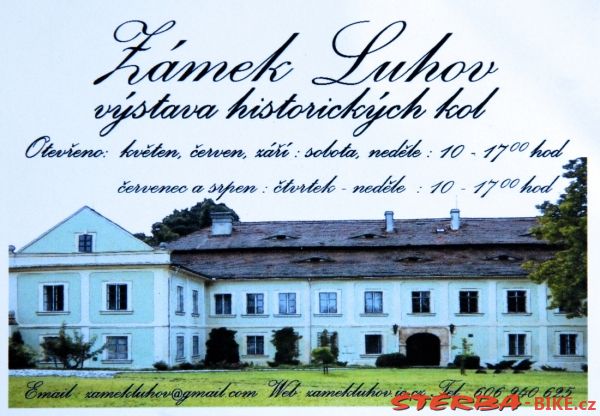 50 - Výstava historických kol – Zámek Luhov, ČR