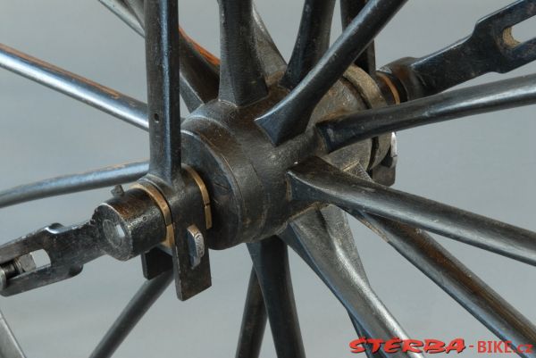 Boneshaker with freewheel - A.Boeuf, France (System NICOLET), 1869