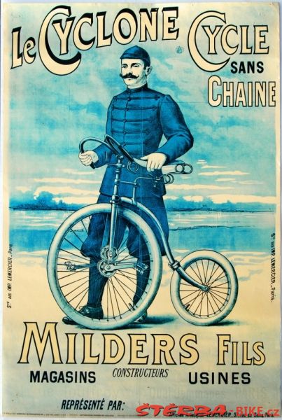Le CYCLONE, Milders Fils, Francie – okolo 1893/94