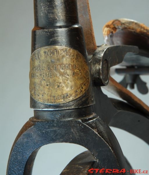 Boneshaker with freewheel - A.Boeuf, France (System NICOLET), 1869