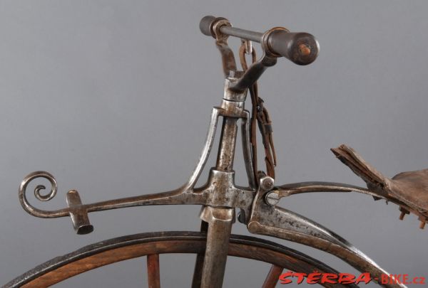 Michaux velocipéd, Paříž, Francie – okolo 1868
