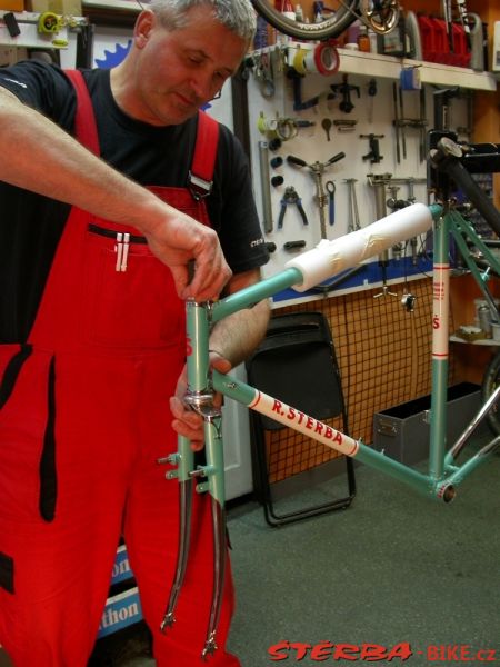 Procedure in production of the frame - part 4