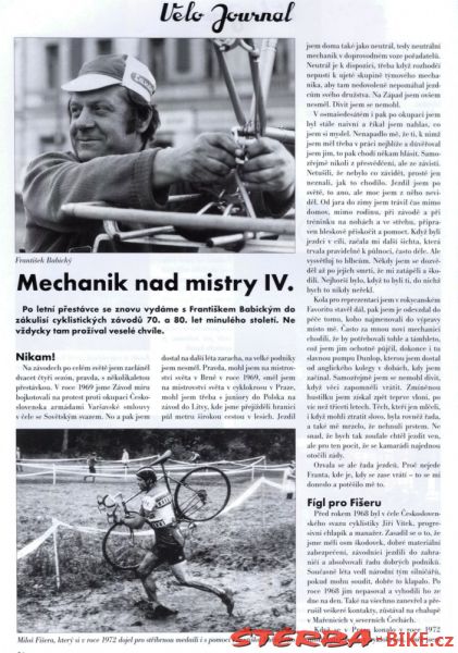 The Best mechanic of Favorit Rokycany – František Babický