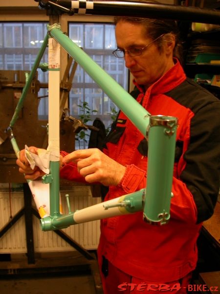 Procedure in production of the frame - part 3